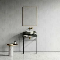 Lomazzo Countertop Vanity Unit Panda Marble 600mm