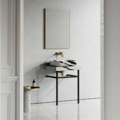 Lomazzo Countertop Vanity Unit Panda Marble 600mm 14 Lomazzo Countertop Vanity Unit Panda Marble 600mm -LUSSO STONE Sales lomazzo countertop vanity unit panda marble 600mm p4928 26633 image