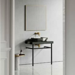 Lomazzo Countertop Vanity Unit Panda Marble 800mm 11 Lomazzo Countertop Vanity Unit Panda Marble 800mm -LUSSO STONE Sales lomazzo countertop vanity unit panda marble 800mm p5020 27599 image