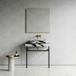 Lomazzo Countertop Vanity Unit Panda Marble 800mm 12 Lomazzo Countertop Vanity Unit Panda Marble 800mm -LUSSO STONE Sales lomazzo countertop vanity unit panda marble 800mm p5020 27600 image