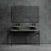Lomazzo Countertop Vanity Unit Pietra Grey Marble 1400mm