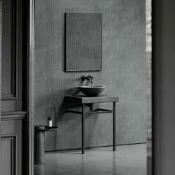 Lomazzo Countertop Vanity Unit Pietra Grey Marble 600mm -LUSSO STONE Sales lomazzo countertop vanity unit pietra grey marble 600mm p5018 27588 image