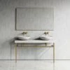Lomazzo Gold Countertop Vanity Unit Carrara Marble 1400mm 2 Lomazzo Gold Countertop Vanity Unit Carrara Marble 1400mm -LUSSO STONE Sales lomazzo gold countertop vanity unit carrara marble 1400mm p5649 34703 zoom