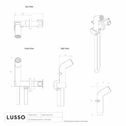 Lusso Chrome Temperature Control Douche Kit With Valve -LUSSO STONE Sales lusso chrome temperature control douche kit with valve p2284 46353 zoom