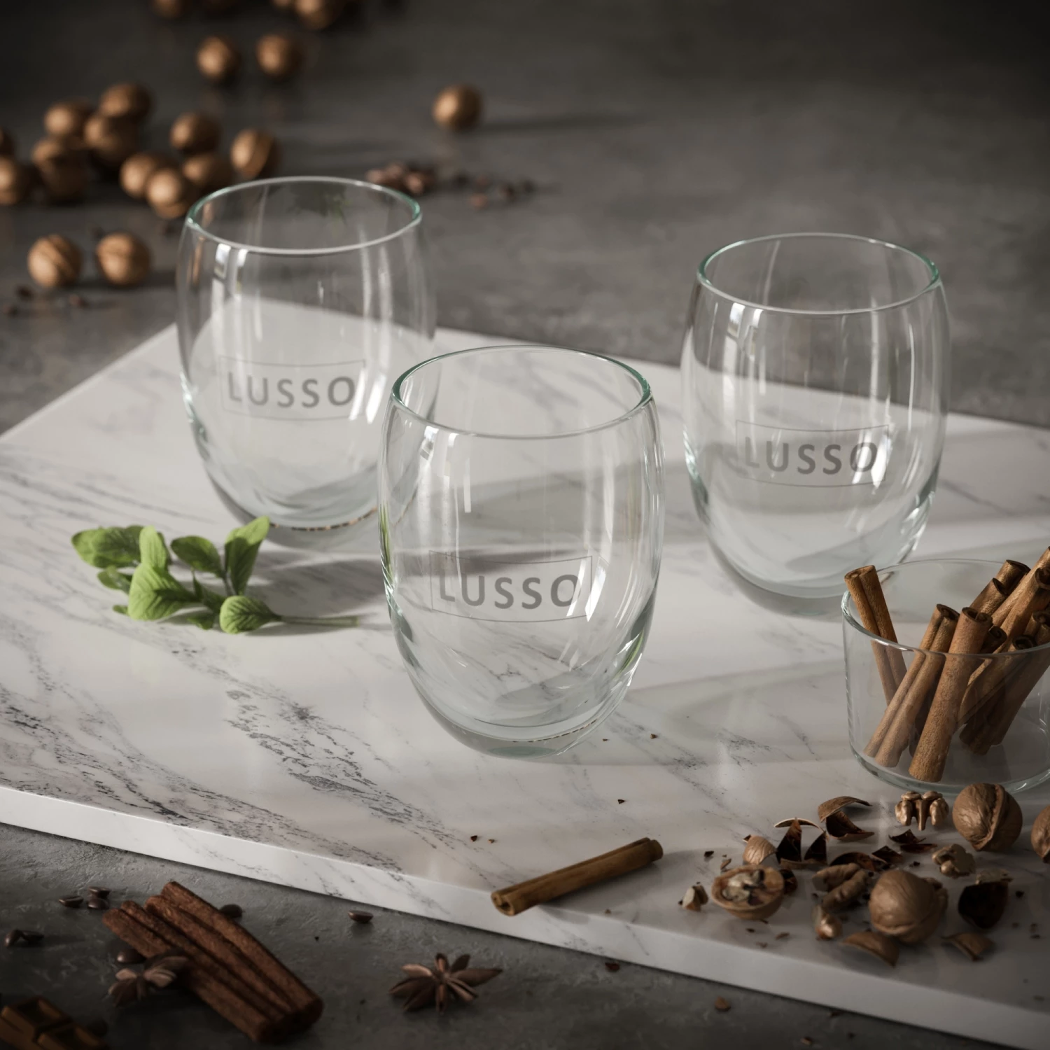 Lusso Glass Insulated Double Walled Hot Drink Tumblers X 4 3 Lusso Glass Insulated Double Walled Hot Drink Tumblers X 4