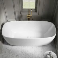 Lusso Light Trocadero Freestanding Bath 1700mm -LUSSO STONE Sales lusso light trocadero freestanding bath 1700mm p7379 45639 zoom
