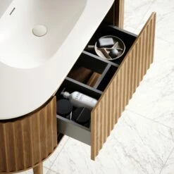 Lusso Regent Curved Oak Vanity Unit 1200mm -LUSSO STONE Sales lusso regent curved oak vanity unit 1200mm p6593 41770 zoom