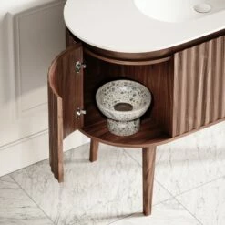 Lusso Regent Curved Walnut Vanity Unit 1200mm 14 Lusso Regent Curved Walnut Vanity Unit 1200mm -LUSSO STONE Sales lusso regent curved walnut vanity unit 1200mm p6595 41784 zoom