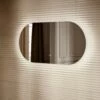 Lusso Regent Oval Mirror With Demister And Light 1200mm