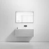 Luv Fluted Vanity Unit With Stone Basin (Matte White 1200mm)