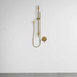 Luxe Brushed Gold Shower & Riser Kit -LUSSO STONE Sales luxe brushed gold shower riser kit p1566 9303 zoom