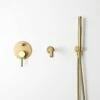 Luxe Brushed Gold Wall Mounted Bath Shower Mixer Tap 2 Luxe Brushed Gold Wall Mounted Bath Shower Mixer Tap -LUSSO STONE Sales luxe brushed gold wall mounted bath shower mixer tap p1299 8301 zoom