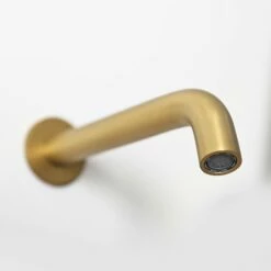 Luxe Brushed Gold Wall Mounted Bath Shower Mixer Tap -LUSSO STONE Sales luxe brushed gold wall mounted bath shower mixer tap p1299 8305 zoom