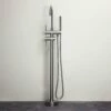 Luxe Brushed Stainless Floorstanding Bath Shower Mixer Tap -LUSSO STONE Sales luxe brushed stainless floorstanding bath shower mixer tap p768 4771 zoom