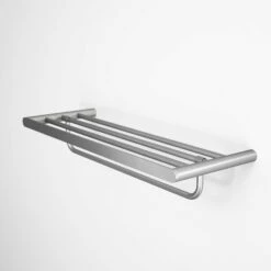 Luxe Brushed Stainless Towel Shelf With Rail 600mm 8 Luxe Brushed Stainless Towel Shelf With Rail 600mm -LUSSO STONE Sales luxe brushed stainless towel shelf with rail 600mm p1098 6618 zoom