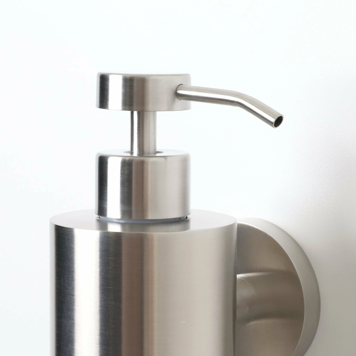 Luxe Brushed Stainless Wall Mounted Soap Dispenser 5 Luxe Brushed Stainless Wall Mounted Soap Dispenser - Image 3