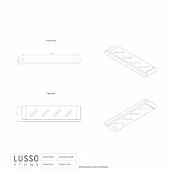 Luxe Chrome Bathroom Shower Storage Shelf 7 Luxe Chrome Bathroom Shower Storage Shelf -LUSSO STONE Sales luxe chrome bathroom shower storage shelf p1104 14636 zoom