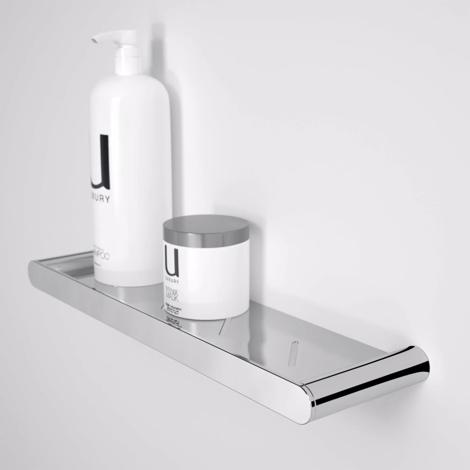 Luxe Chrome Bathroom Shower Storage Shelf 4 Luxe Chrome Bathroom Shower Storage Shelf - Image 2