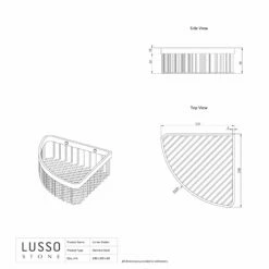 Luxe Chrome Corner Shower Storage Basket -LUSSO STONE Sales luxe chrome corner shower storage basket p1867 13675 zoom