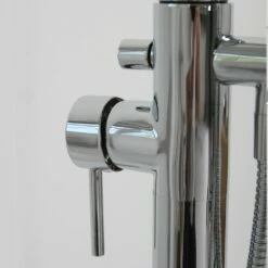 Luxe Chrome Floorstanding Bath Shower Mixer Tap -LUSSO STONE Sales luxe chrome floorstanding bath shower mixer tap p44 1993 zoom