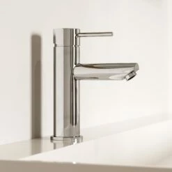Luxe Chrome Monobloc Basin Mixer Tap