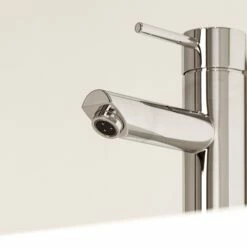 Luxe Chrome Monobloc Basin Mixer Tap -LUSSO STONE Sales luxe chrome monobloc basin mixer tap p146 43847 zoom