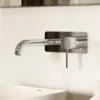 Luxe Chrome Wall Mounted Basin Mixer Tap V2 -LUSSO STONE Sales luxe chrome wall mounted basin mixer tap v2 p1357 46011 zoom