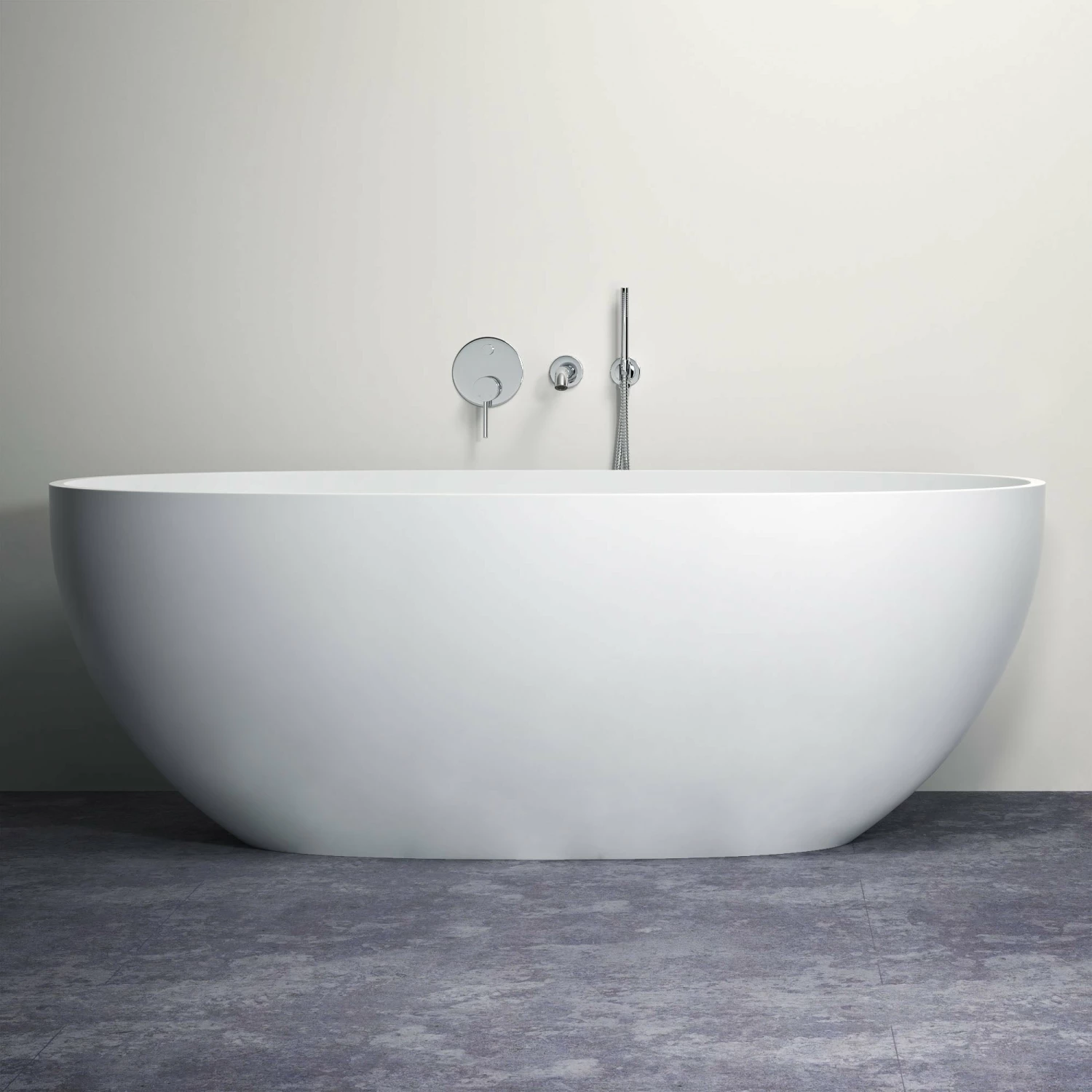 Luxe Chrome Wall Mounted Bath Shower Mixer Tap 5 Luxe Chrome Wall Mounted Bath Shower Mixer Tap - Image 3