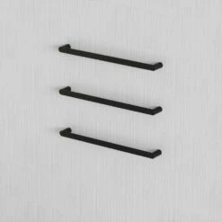 Luxe Matte Black 3 Bar Towel Rail 600mm -LUSSO STONE Sales luxe matte black 3 bar towel rail 600mm p5045 27707 image