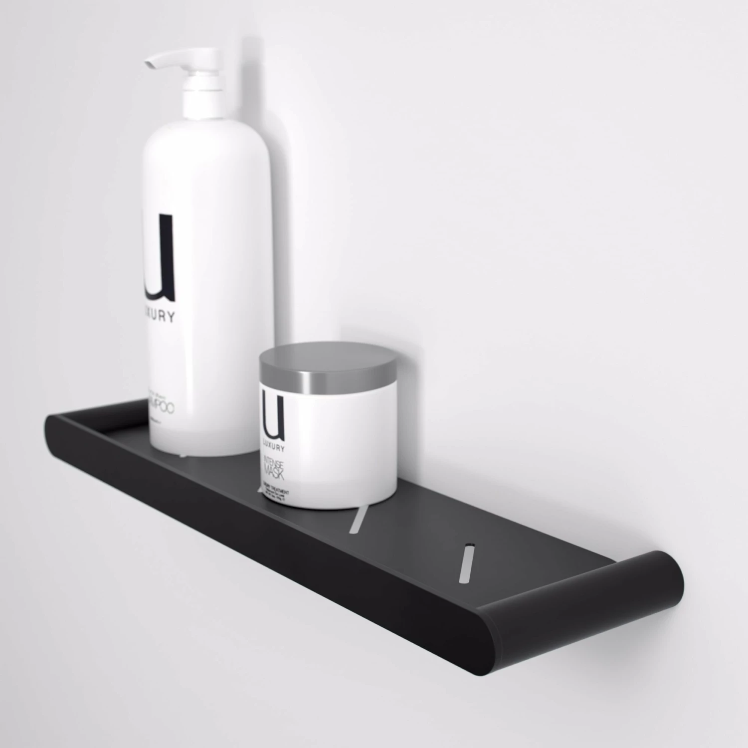 Luxe Matte Black Bathroom Shower Storage Shelf 4 Luxe Matte Black Bathroom Shower Storage Shelf - Image 2