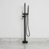Luxe Matte Black Floorstanding Bath Shower Mixer Tap -LUSSO STONE Sales luxe matte black floorstanding bath shower mixer tap p535 3565 image