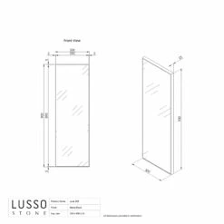 Luxe Matte Black Mirror 300mm -LUSSO STONE Sales luxe matte black mirror 300mm p2453 16060 zoom