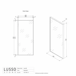 Luxe Matte Black Mirror 400mm -LUSSO STONE Sales luxe matte black mirror 400mm p2454 16059 zoom