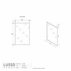 Luxe Matte Black Mirror 600mm -LUSSO STONE Sales luxe matte black mirror 600mm p1419 12864 zoom