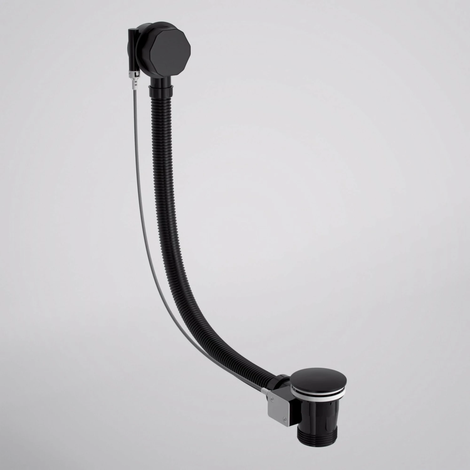 Luxe Matte Black Pop Up Bath Waste With Overflow 3 Luxe Matte Black Pop Up Bath Waste With Overflow