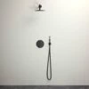 Luxe Matte Black Thermostatic Shower With Handheld Shower -LUSSO STONE Sales luxe matte black thermostatic shower with handheld shower p511 5464 zoom