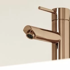 Luxe Rose Gold Basin Monobloc Mixer Tap -LUSSO STONE Sales luxe rose gold basin monobloc mixer tap p1123 43843 zoom
