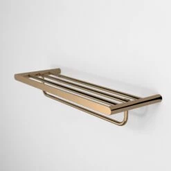 Luxe Rose Gold Towel Shelf With Rail 600mm -LUSSO STONE Sales luxe rose gold towel shelf with rail 600mm p1115 6920 zoom