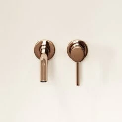Luxe Rose Gold Wall Mounted Basin Mixer Tap V1 -LUSSO STONE Sales luxe rose gold wall mounted basin mixer tap v1 p1122 45998 zoom
