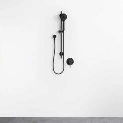 Luxe Shower & Riser Kit Matte Black -LUSSO STONE Sales luxe shower riser kit matte black p1289 10307 zoom