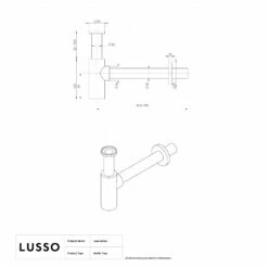 Luxe Silk Matte White Round Bottle Trap -LUSSO STONE Sales luxe silk matte white round bottle trap p1565 44323 zoom