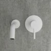 Luxe Silk Matte White Wall Mounted Bath Mixer Tap -LUSSO STONE Sales luxe silk matte white wall mounted bath mixer tap p2369 13290 zoom