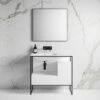 Luxe Vanity Unit With Stone Basin (Matte Black Frame 900mm) 2 Luxe Vanity Unit With Stone Basin (Matte Black Frame 900mm) -LUSSO STONE Sales luxe vanity unit with stone basin matte black frame 900mm p5054 27754 image