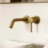 Luxe Wall Mounted Basin Mixer Tap Brushed Gold -LUSSO STONE Sales luxe wall mounted basin mixer tap brushed gold p1319 45982 zoom
