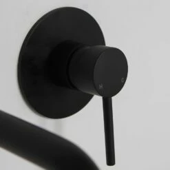 Luxe Wall Mounted Bath Mixer Tap Matte Black -LUSSO STONE Sales luxe wall mounted bath mixer tap matte black p552 3684 image