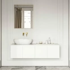 Luxor Bathroom Vanity Storage Cabinet 1400mm -LUSSO STONE Sales luxor bathroom vanity storage cabinet 1400mm p300 31635 zoom