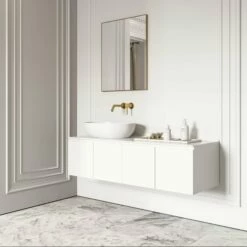 Luxor Bathroom Vanity Storage Cabinet 1400mm -LUSSO STONE Sales luxor bathroom vanity storage cabinet 1400mm p300 31636 zoom