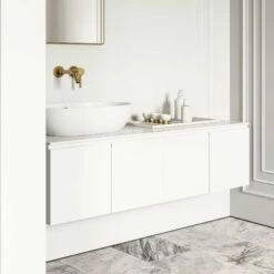 Luxor Bathroom Vanity Storage Cabinet 1400mm -LUSSO STONE Sales luxor bathroom vanity storage cabinet 1400mm p300 31637 zoom