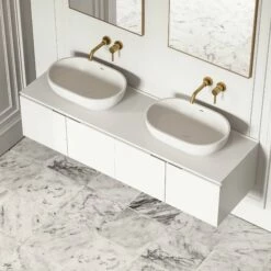 Luxor Bathroom Vanity Storage Cabinet 1600mm -LUSSO STONE Sales luxor bathroom vanity storage cabinet 1600mm p448 31697 zoom