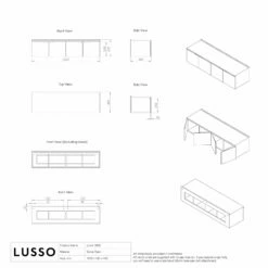 Luxor Bathroom Vanity Storage Cabinet 1600mm -LUSSO STONE Sales luxor bathroom vanity storage cabinet 1600mm p448 36080 zoom